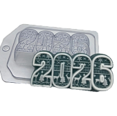 картинка Форма пластиковая: Скандинавский орнамент 2026 от магазинаАрт-Я