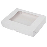 картинка Коробка 29*23*5см белая с окном от магазинаАрт-Я