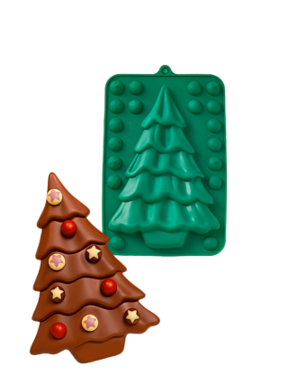 картинка Форма для шоколада "Ёлки" 21*14*2,5см от магазинаАрт-Я