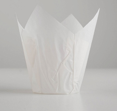 картинка Форма тюльпан белая 80*50мм от магазинаАрт-Я