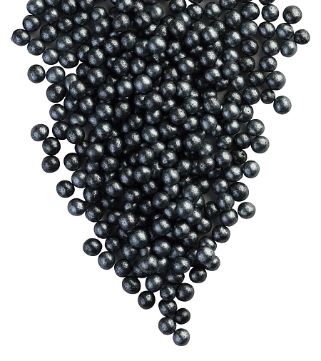 картинка Драже №152 «Жемчуг" зерновое, черный, 6-8 мм, 50гр от магазинаАрт-Я