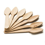 картинка Ложечки деревянные 11см, (10 шт) от магазинаАрт-Я
