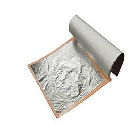 картинка Декоративное серебро лист, 100шт. от магазинаАрт-Я