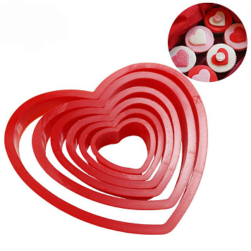 картинка Набор вырубок сердца, 6шт от магазинаАрт-Я