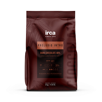картинка ШОКОЛАД темный Preludio Intro Fondente 48% 5кг, IRCA  от магазинаАрт-Я
