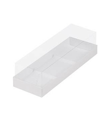 картинка Коробка под 3 муссовых пирожных 29*9,5*8см, БЕЛАЯ от магазинаАрт-Я