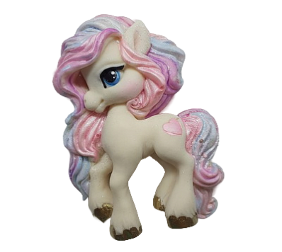 картинка Фигурка Лошадка Зефирка 2D шоколадная глазурь от магазинаАрт-Я