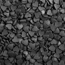 картинка Посыпка сердечки черные (мини), 70гр от магазинаАрт-Я