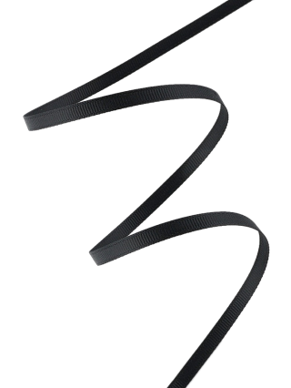 картинка Лента репсовая 6мм*25(23м±1м) №39 чёрный  от магазинаАрт-Я