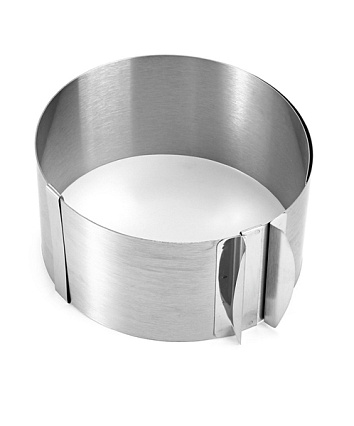 картинка Кольцо для выпечки раздвижное, 16-30 высота 15 см от магазинаАрт-Я