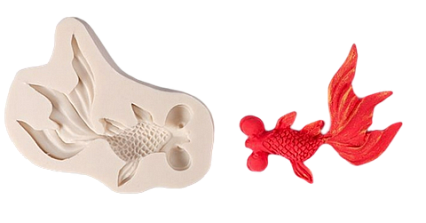 картинка Молд золотая рыбка №4, 9,5*6,5см от магазинаАрт-Я