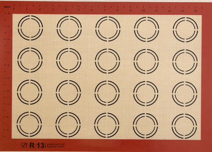 картинка Коврик армированный для макаронс 42х29,5 см от магазинаАрт-Я