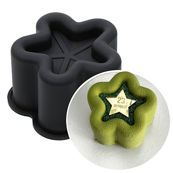 картинка Силиконовая форма для муссовых бенто тортов «Звезда» от магазинаАрт-Я