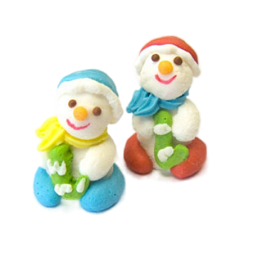 картинка Сахарная фигурка "СНЕГОВИЧОК* (1 шт) от магазинаАрт-Я