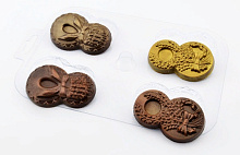 картинка Форма для шоколада "Квадро восьмерки" от магазинаАрт-Я