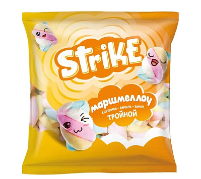 картинка «Strike», маршмеллоу trio, 90 г от магазинаАрт-Я