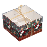 картинка Коробка №335 для 4 капкейков «Тепла и уюта в Новом году» от магазинаАрт-Я