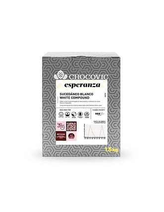 картинка Глазурь белая Esperanza Chocovic, 1,5кг  от магазинаАрт-Я