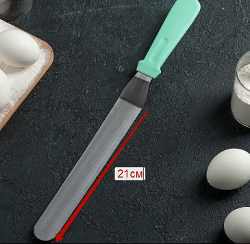 картинка Лопатка-палетка изогнутая рабочая поверхность 21см от магазинаАрт-Я