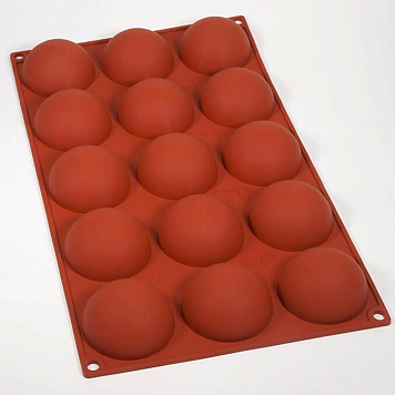 картинка Форма силиконовая полусферы 15 фигур D5см от магазинаАрт-Я