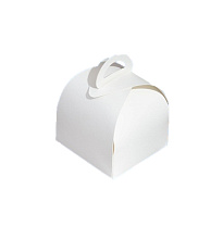 картинка Коробка для бенто торта 100*100*100 мм ForGenika LADY Белый от магазинаАрт-Я