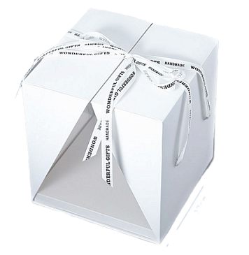 картинка Коробка 23*23*32см с пьедесталом от магазинаАрт-Я