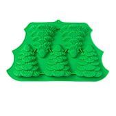 картинка Форма для выпечки 5 ячеек "Ёлки" 31,5х19х3см (10х8,8х3см) от магазинаАрт-Я