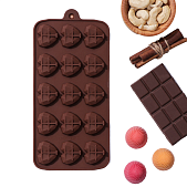 картинка Форма силиконовая «Хрустальные сердца» 15 ячеек от магазинаАрт-Я