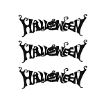картинка Топпер  "Halloween" 9*3см, 3шт черный от магазинаАрт-Я