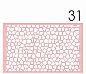 картинка Трафарет кондитерский №31 25*15,3см от магазинаАрт-Я