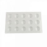 картинка Форма силиконовая полусфера, 15 фигур от магазинаАрт-Я