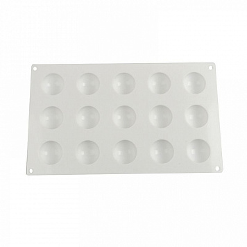 картинка Форма силиконовая полусфера, 15 фигур от магазинаАрт-Я