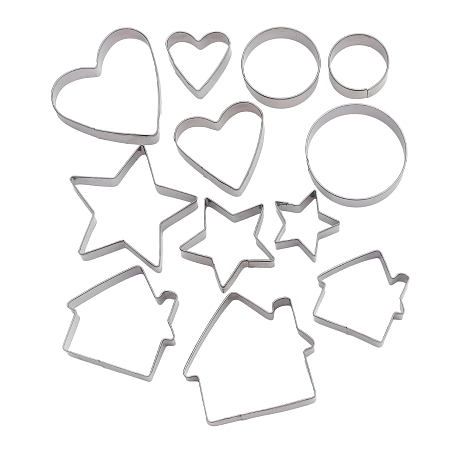 картинка Набор форм «Домик. Круг. Сердце. Звезда», 12 шт от магазинаАрт-Я