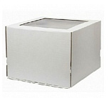 картинка Коробка 27*27*20см с ОКНОМ МИКРОГОФРОКАРТОН от магазинаАрт-Я