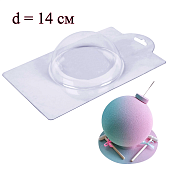 картинка Форма пластиковая «Полусфера» 14 см от магазинаАрт-Я