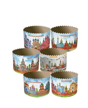 картинка Форма для кулича(2) d90*h90, кремли 10 шт. от магазинаАрт-Я