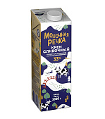 картинка Сливки Молочная речка 33% 1литр ультрапастеризованные от магазинаАрт-Я