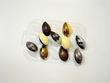 картинка Форма для шоколада "Конфеты лепестки" от магазинаАрт-Я