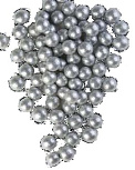 картинка Драже Блеск №728(серебро) 12-13 мм, 50гр от магазинаАрт-Я