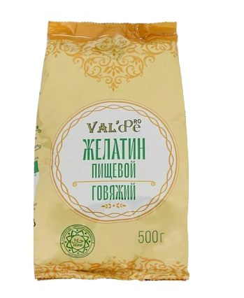 картинка ЖЕЛАТИН пищевой говяжий Халяль 0,5 кг от магазинаАрт-Я
