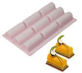 картинка Форма для выпечки 9 ячеек "Сладости.Батончики" 29,3х17,5х3,5 см (8,3х3,2х3,5 см) цвет МИКС  от магазинаАрт-Я