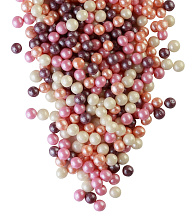 картинка Драже зерновое глаз. МИКС №124 (персик,розов,серебро,сиреневый), 1,5кг от магазинаАрт-Я