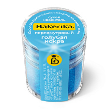 картинка Краситель сухой перламутровый Bakerika «Голубая искра» 4 гр от магазинаАрт-Я