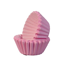 картинка Бумажные капсулы для конфет 35x25 мм розовые, 500 штук от магазинаАрт-Я