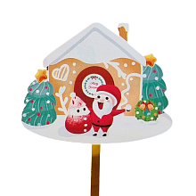картинка Топпер «Merry Christmas» пряничный домик от магазинаАрт-Я