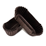 картинка Капсулы для эклеров 28*78 мм Коричневая, 1000шт от магазинаАрт-Я