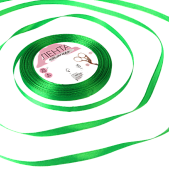 картинка Лента атласная, 6 мм × 23 ± 1 м, цвет зелёный №19 от магазинаАрт-Я