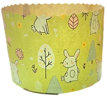 картинка Форма для кулича (124) D70 H85мм Зайки в лесу, 10шт  от магазинаАрт-Я