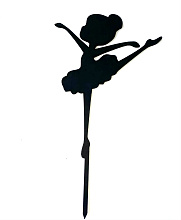 картинка Топпер Балерина, черная от магазинаАрт-Я