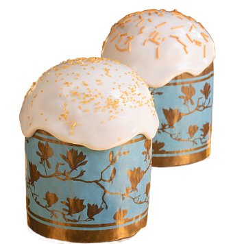 картинка Форма для кулича (115) d90*h90мм МАГНОЛИЯ, 10шт от магазинаАрт-Я